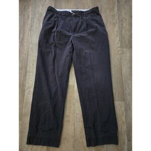 VTG TOMMY HILFIGER Men's Cotton Pleated Chino Pants Washed Gray 40/34 Classic